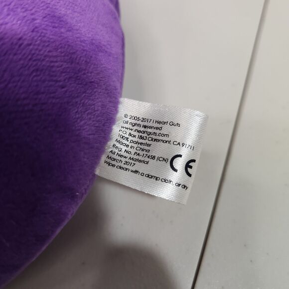 I Heart Guts Colossal Kidney Purple Plush Stuffed Organ 10" - Picture 8 of 8